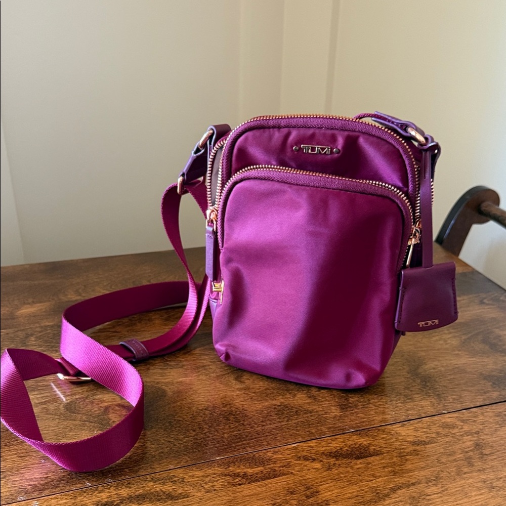 Tumi Magenta Crossbody Bag